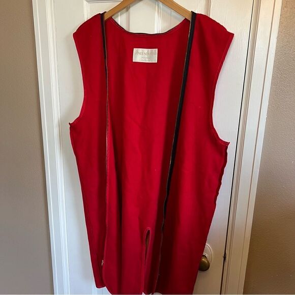 Jones New York Red Wool zip up vest - Picture 9 of 9